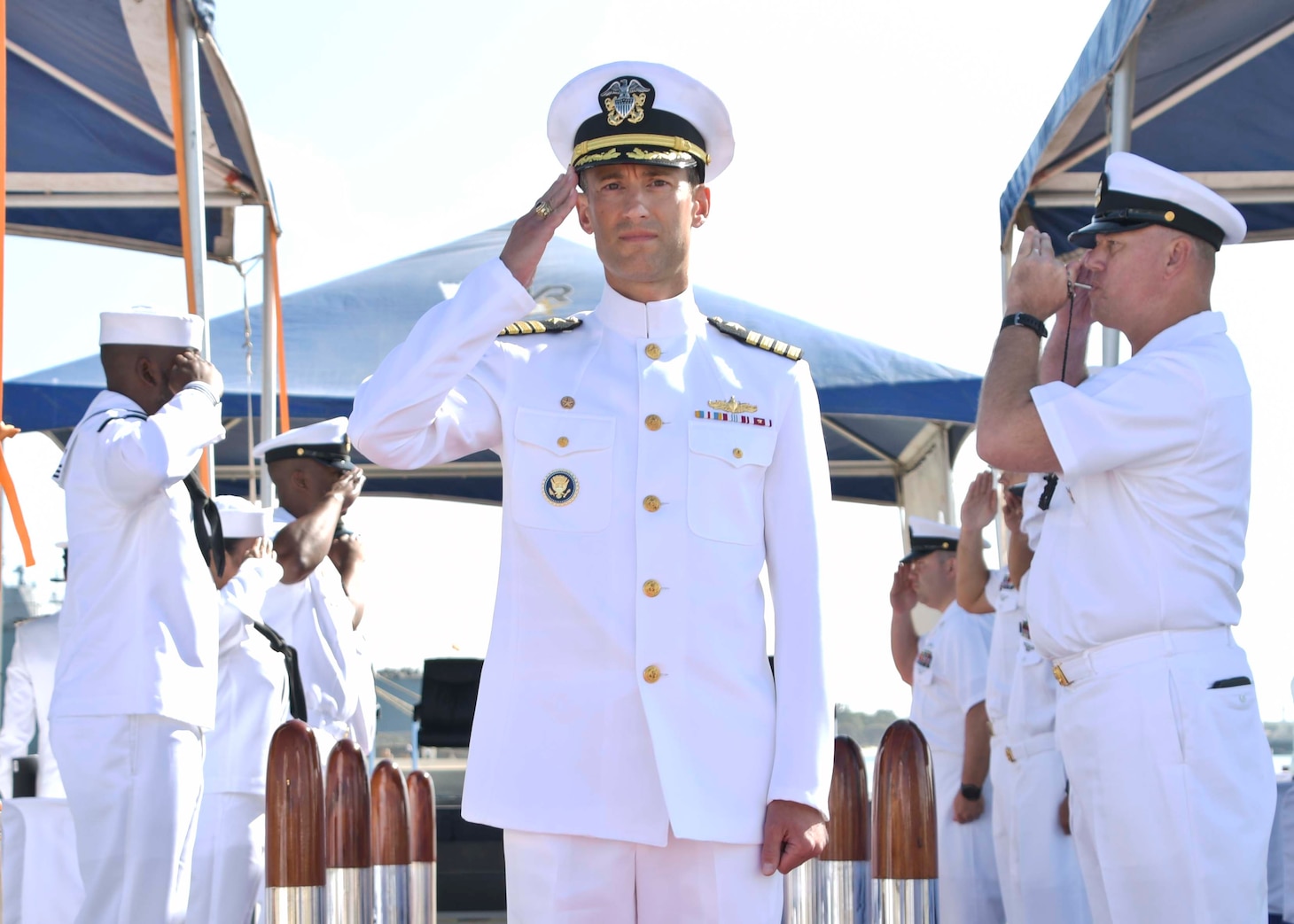 Commander Task Force Destroyer Squadron Welcomes New Commodore