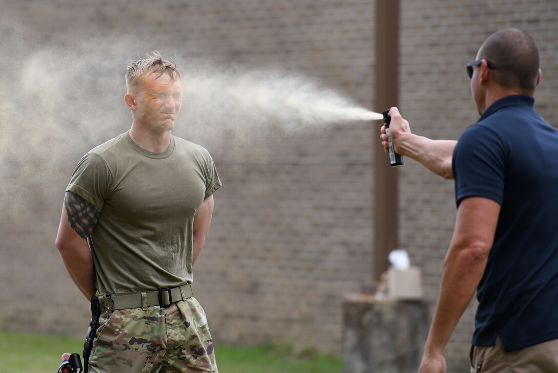 Defenders Receive OC Spray Training