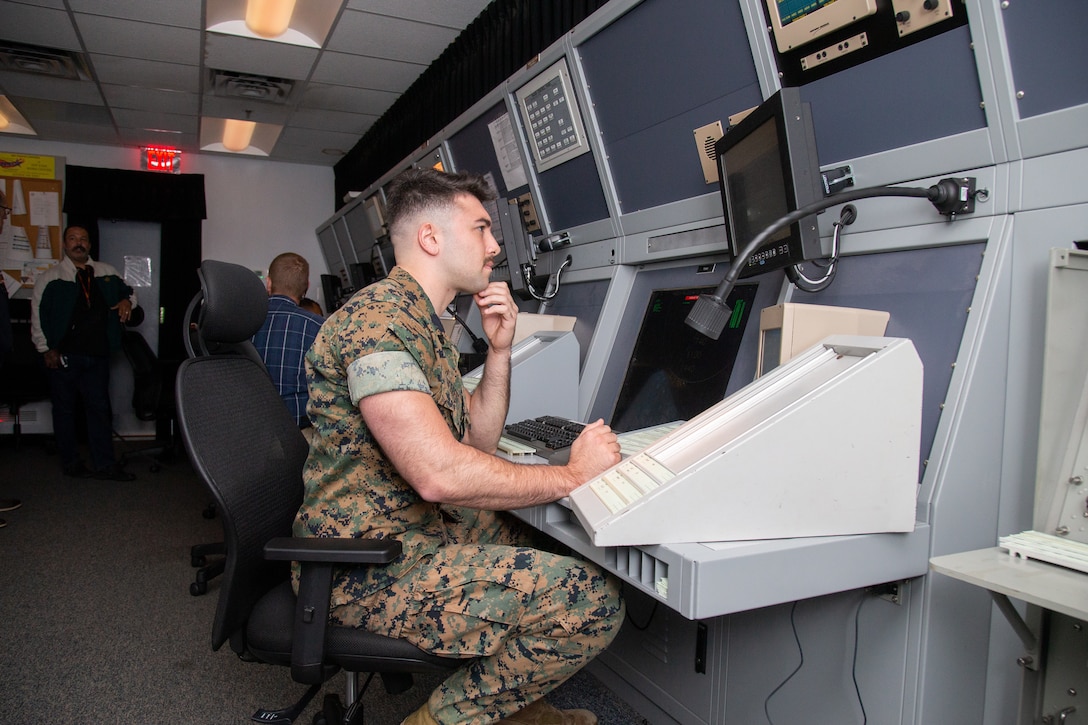 Marines Of The Crossroads Cpl Michael Herbert Air Traffic Controller