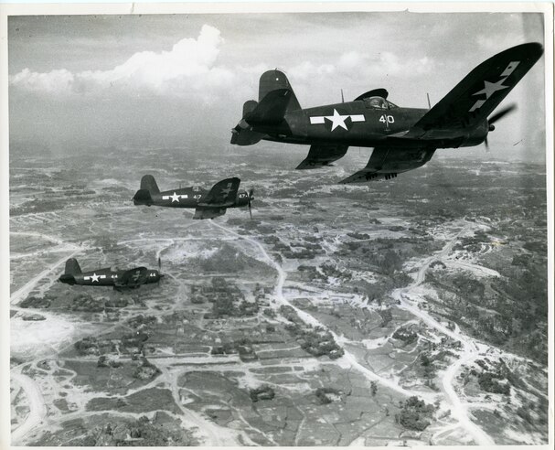 Vought F4U-4 store Corsair Fighter Aircraft VMF-323