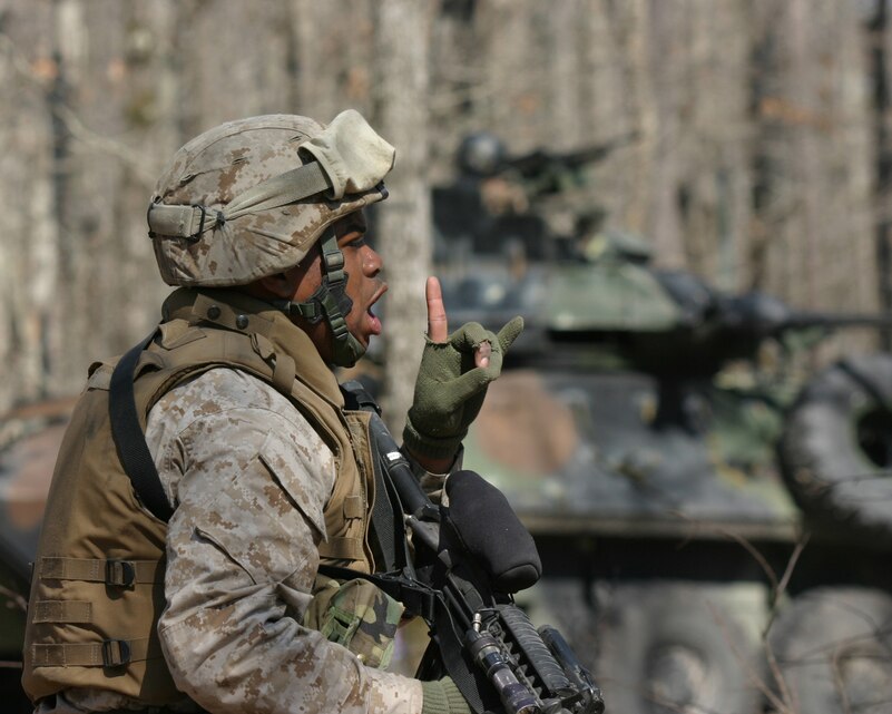 Marine riot police get a taste of their own medicine > 22nd Marine ...