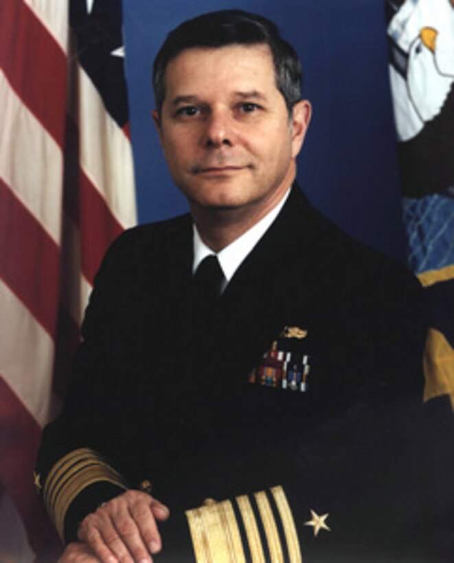 Admiral Jeremy M. Boorda enlisted in the U.S. Navy in 1956. He attained the rank of petty officer first class, serving at a number of commands, primarily in aviation. His last two enlisted assignments were in Attack Squadron 144 and Carrier Airborne Early Warning Squadron 11. He was selected for commissioning under the Integration Program in 1962. Following Officer Candidate School in Newport, Rhode Island, and commissioning in August 1962, Admiral Boorda served aboard USS Porterfield (DD 682) as Combat Information Center Officer. He attended Naval Destroyer School in Newport and in 1964 was assigned as Weapons Officer, USS John R. Craig (DD 885). His next tour was as Commanding Officer, USS Parrot (MSC 197).Admiral Boorda's first shore tour was as a weapons instructor at Naval Destroyer School in Newport. In 1971, after attending the U.S. Naval War College and also earning a bachelor of arts degree from the University of Rhode Island, he assumed duties as Executive Officer, USS Brooke (DEG 1). That tour was followed by a short period at the University of Oklahoma and an assignment as Head, Surface Lieutenant Commander /Assistant for Captain Detailing in the Bureau of Naval Personnel, Washington, D.C.From 1975 to 1977, Admiral Boorda commanded USS Farragut (DDG 37). He was next assigned as Executive Assistant to the Principal Deputy Assistant Secretary of the Navy for Manpower and Reserve Affairs, Washington, D.C. He relieved the civilian presidential appointee in that position, remaining until 1981 when he took command of Destroyer Squadron TWENTY-TWO.In 1983 and 1984, he served as Executive Assistant to the Chief of Naval Personnel/Deputy Chief of Naval Operations for Manpower, Personnel and Training. In December 1984, he assumed his first flag officer assignment as Assistant to the Chief of Naval Operations, remaining until July 1986.His next assignment was Commander, Cruiser-Destroyer Group EIGHT in Norfolk, Virginia; he served as a Carrier Battle Group Commande