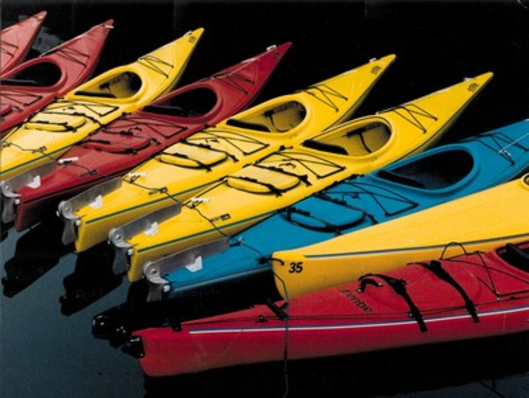 Honorable Mention Pictorial 'Kayaks' by Tech. Sgt. Richard Loomis, U.S