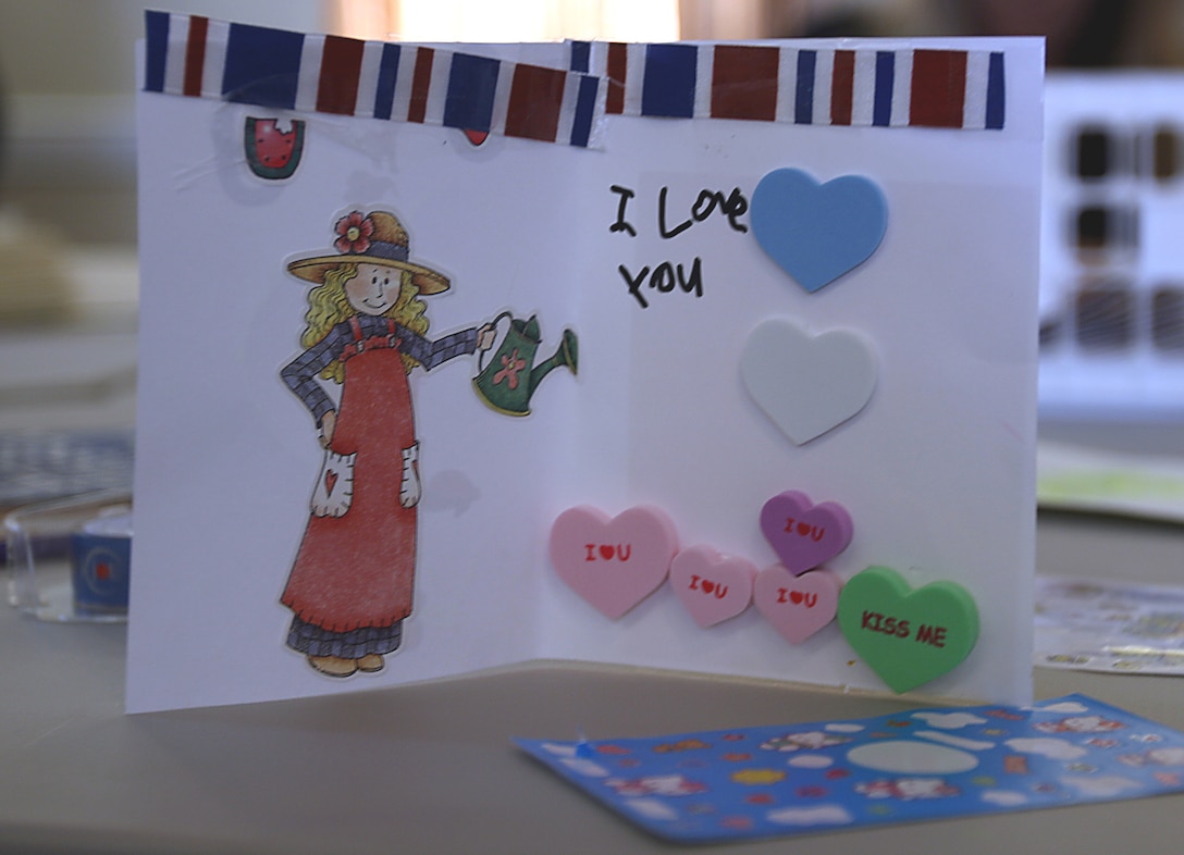 Father?s Day cards for dads with 2nd Marine Division were made out of stickers, construction paper, and various other items. Children of deployed service members pieced together cards each trying to outdo the others. The children were trying to show their fathers they were not forgotten, and they could not wait for them to be home.