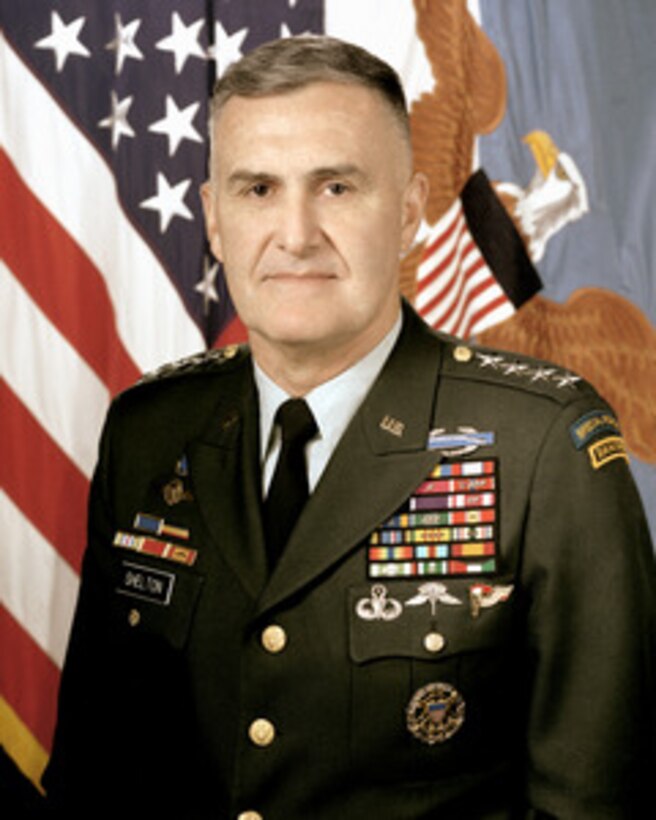 Gen. Henry H. Shelton, U.S. Army, chairman of the Joint Chiefs of Staff.