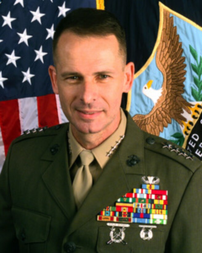 Gen. Peter Pace, U.S. Marine Corps. 