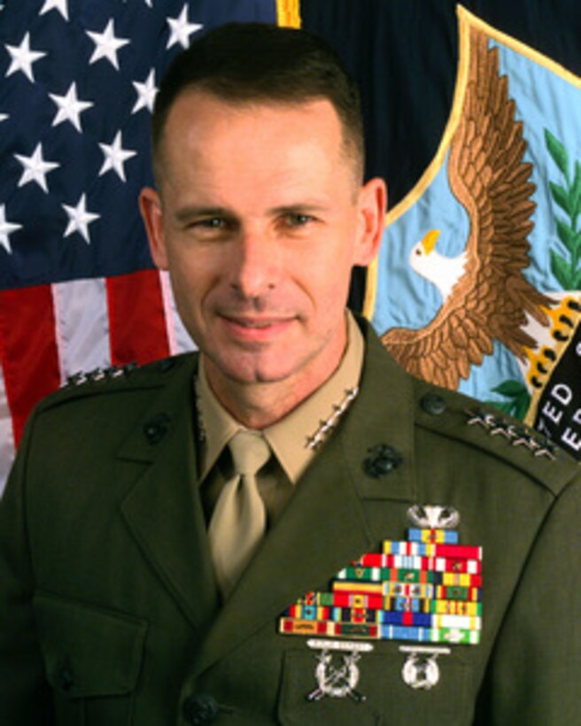 Gen. Peter Pace, U.S. Marine Corps.