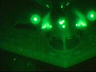 PERATION IRAQI FREEDOM -- A B-2 Spirit bomber with the 40th Air Expeditionary Wing prepares to received fuel from a KC-135 Stratotanker during a March 28 mission in support of Operation Iraqi Freedom. (U.S. Air Force photo by Master Sgt Timothy Lancaster)
