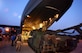 RAMSTEIN AIR BASE, Germany -- Ground crews load a 66 ton Abrams tank onto a C-17 Globemaster III aircraft here. The aircraft, from the 17th Airlift Squadron, Charleston Air Force Base, S.C., delivered the Army's main battle tank to an Operation Iraqi Freedom air base in northern Iraq.  (U.S. Air Force photo by Master Sgt. Keith Reed)