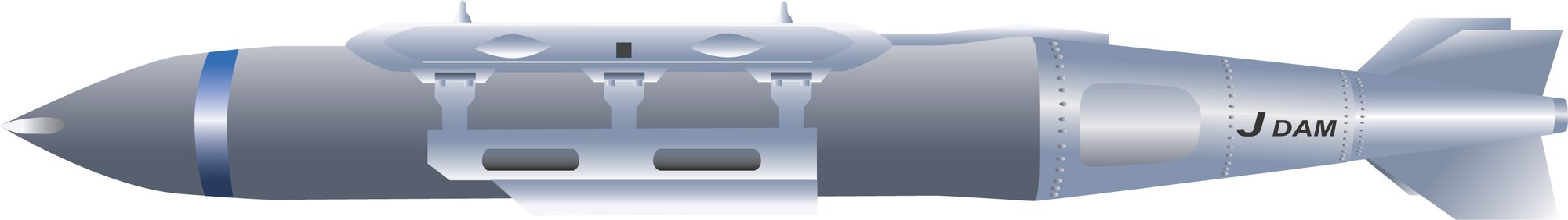 GBU-31/32 Joint Direct Attack Munitions, JDAM (color), Graphic by Billy Smallwood of the Air Force News Agency