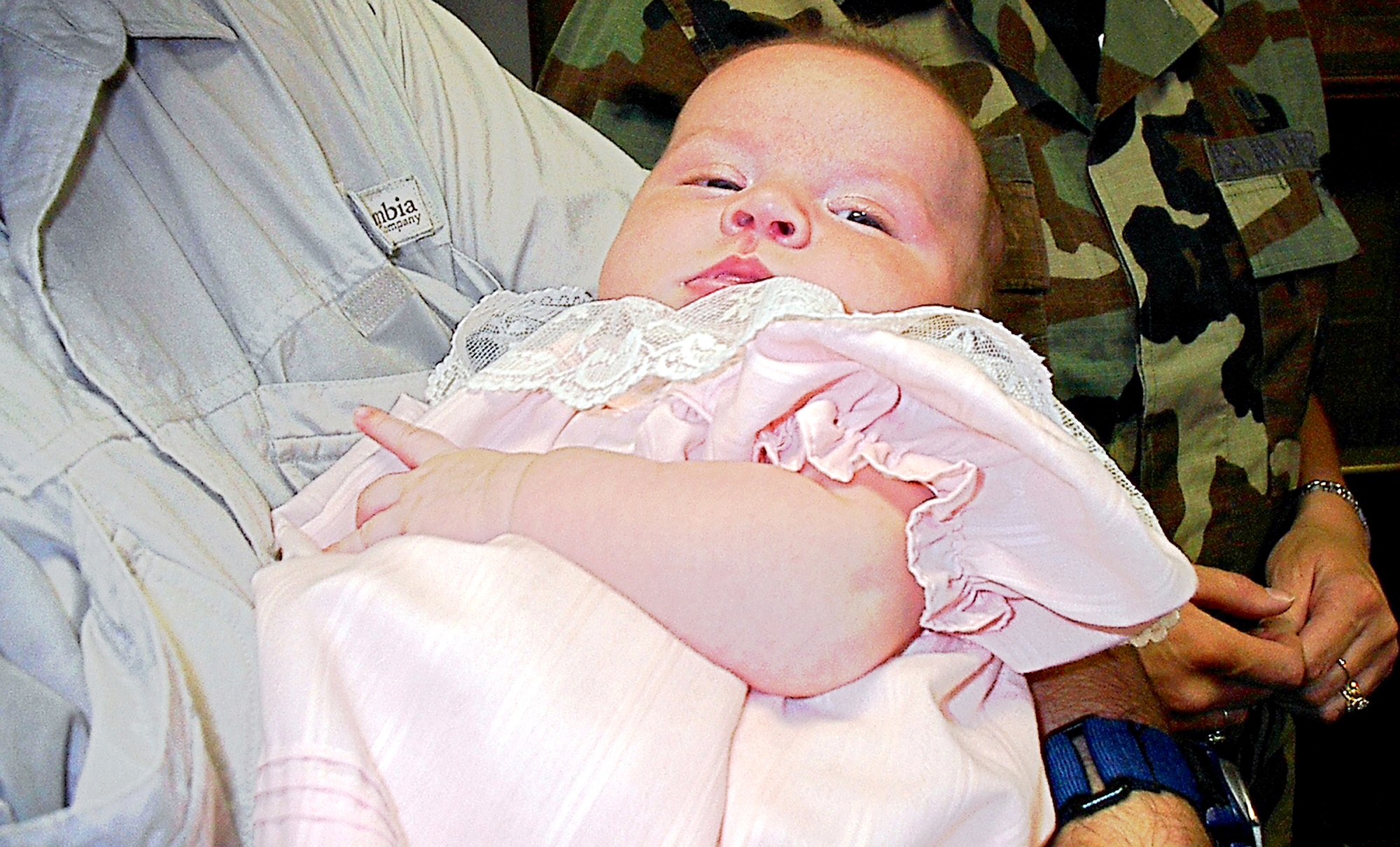 MCCHORD AIR FORCE BASE, Wash. -- Katie Murphy was born May 1 and overcame the complications of a premature birth plus her mother's cervical cancer.  Katie's mom, Becky, is now cancer-free.  (U.S. Air Force photo by Tech. Sgt. Heather Hansen)