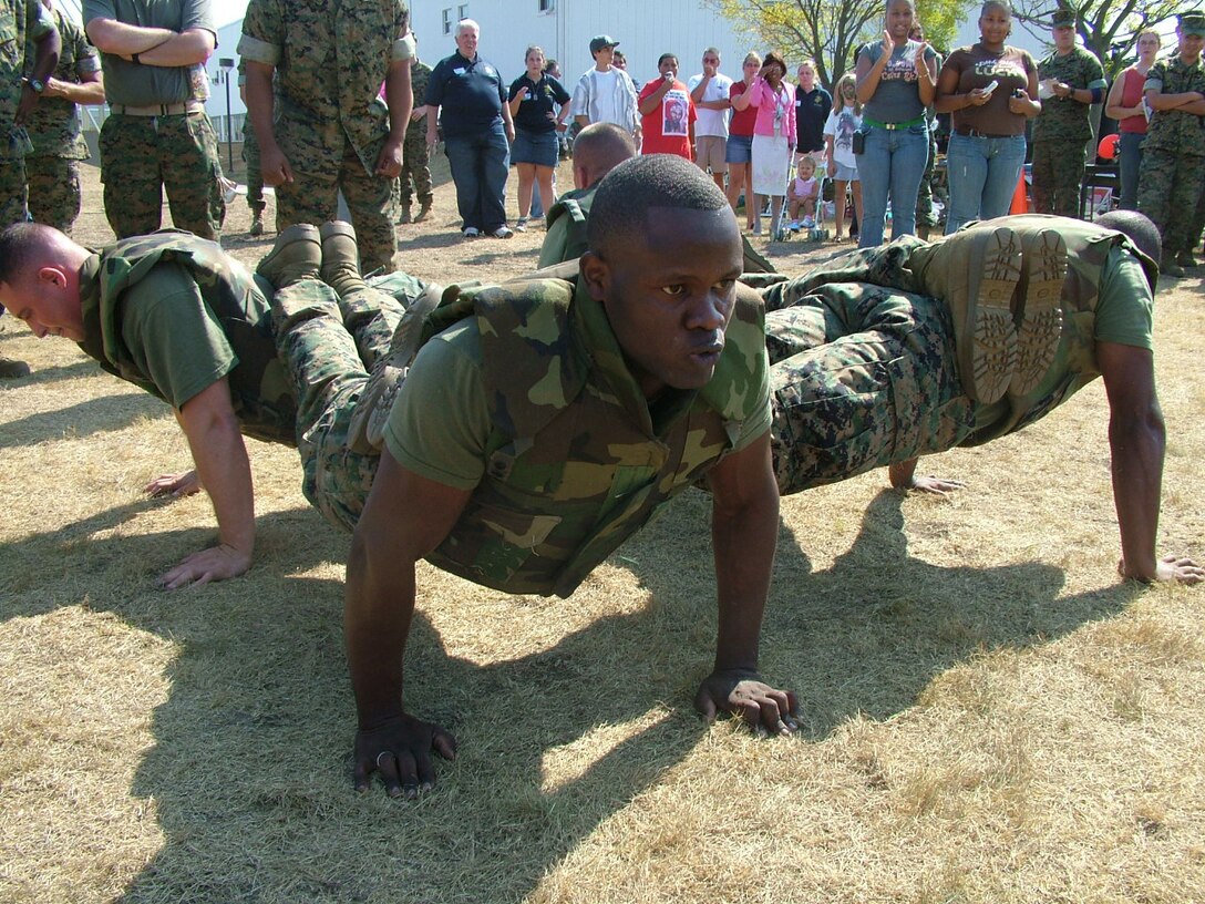 Sgt. Kwasi Barrett participated in one of the many field events during the 6th Communication Battalion?s annual Family Day, which took place in Brooklyn, New York.