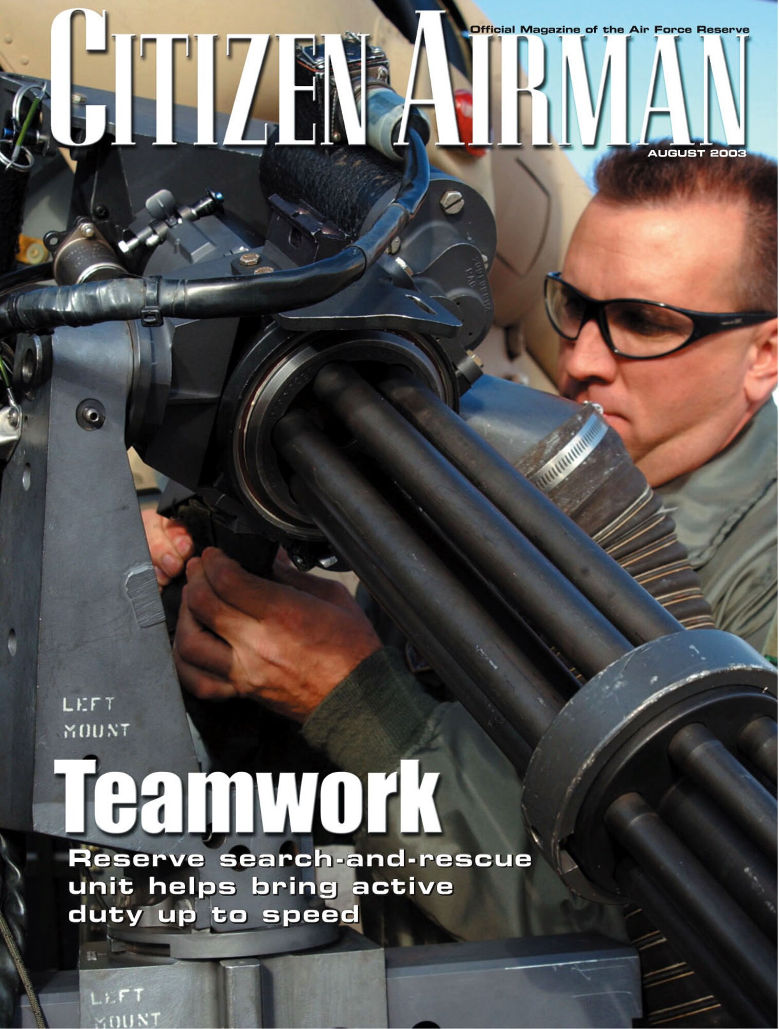 ROBINS AIR FORCE BASE, Ga. -- The August issue of Citizen Airman magazine is now available.  (Courtesy art)