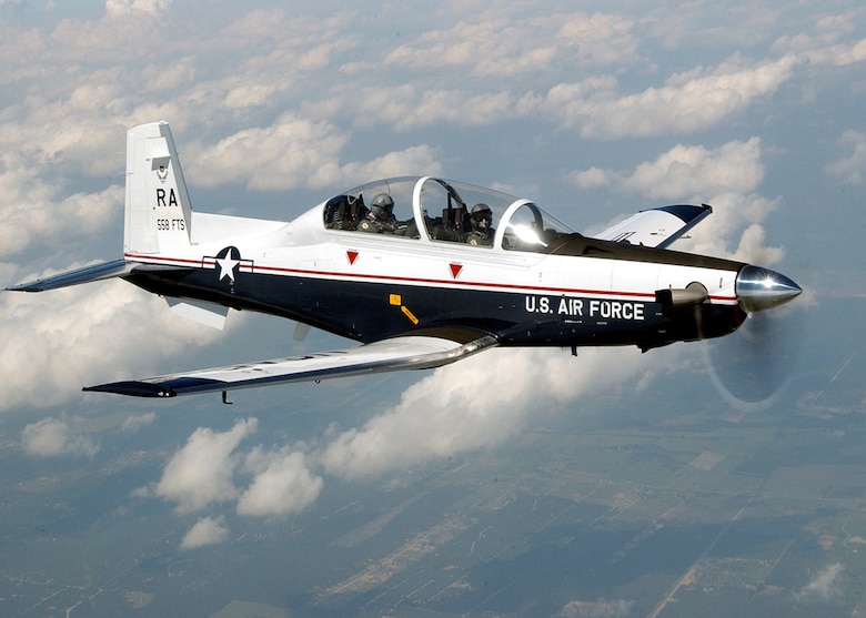T 6a Texan Ii U S Air Force Fact Sheet Display