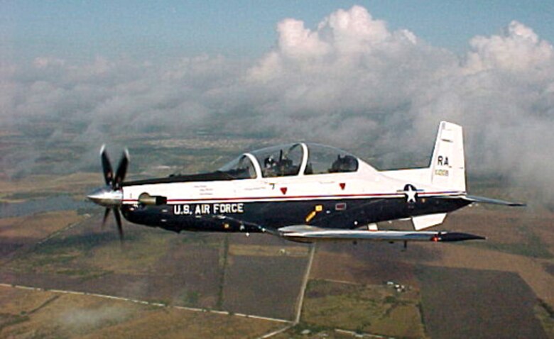 T 6a Texan Ii U S Air Force Fact Sheet Display