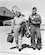 EDWARDS AIR FORCE BASE, Calif. -- Jackie Cochran and Col. Chuck Yeager walk away from an aircraft after a flight in 1962.  Their friendship lasted until her death in 1980.  (Courtesy photo)