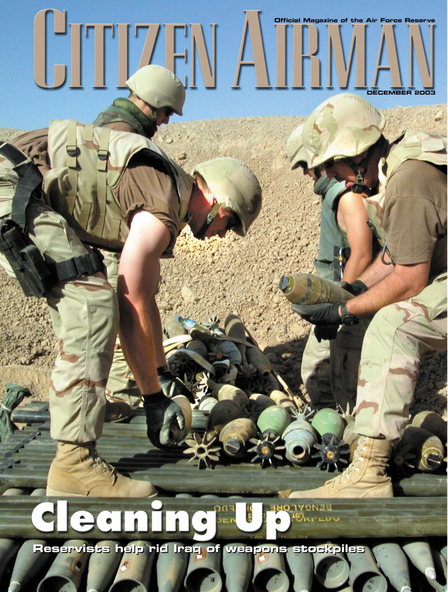 ROBINS AIR FORCE BASE, Ga. -- The December issue of Citizen Airman is now available.  (Courtesy art)