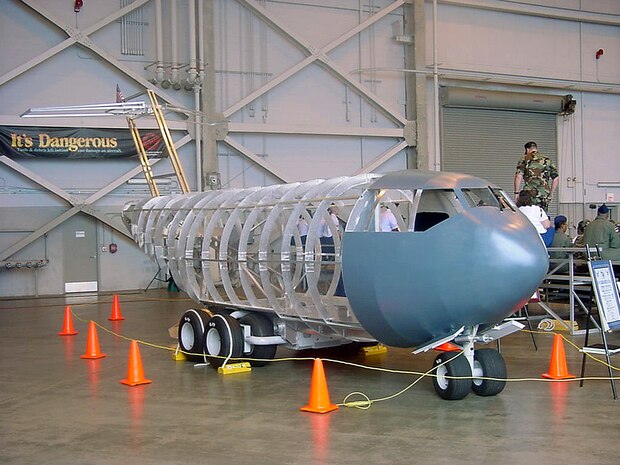 CHARLESTON AIR FORCE BASE, S.C. -- Volunteers from the 315th and 437th airlift wings here are building a small-scale replica of a C-17A Globemaster III.  When completed, the replica will be used as a recruiting tool at air shows, schools, parades and other community events.  (Courtesy photo)