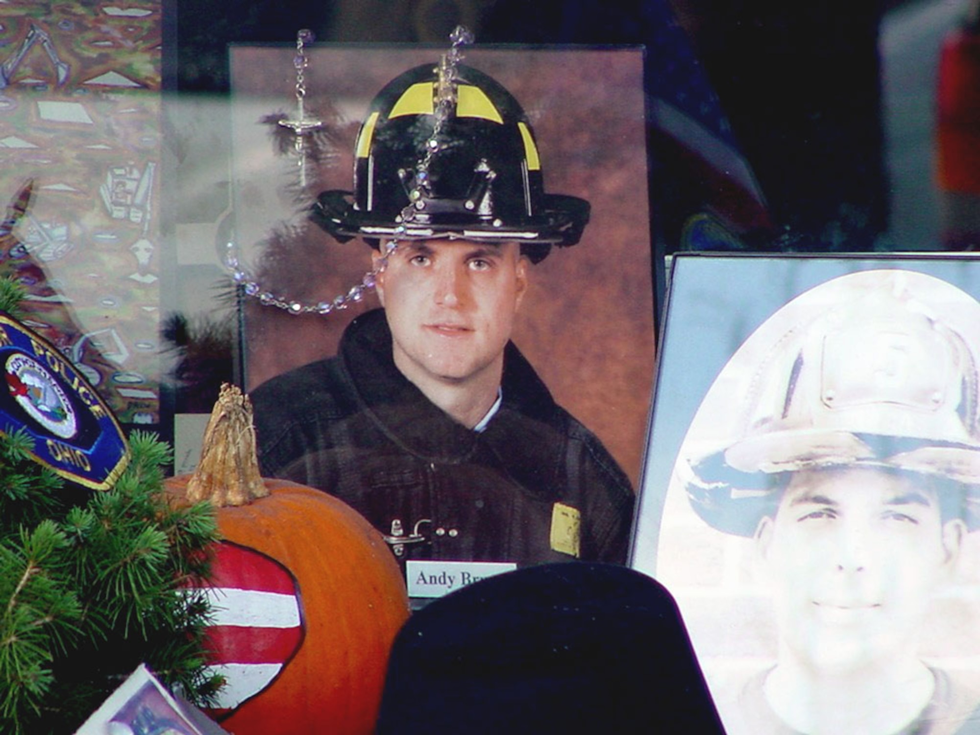 AL UDEID AIR BASE, Qatar - Staff Sgt. Andy Brunn was a New York City firefighter who died while trying to help others at the World Trade Center on Sept. 11, 2001.  Master Sgt. Joseph Rizzo, who served with Brunn in the New York Air National Guard, is currently deployed here.  Rizzo said losing Brunn was like losing a brother.  (Courtesy photo)