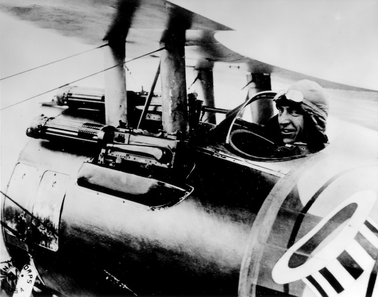 EARLY YEARS -- Edward Vernon Rickenbacker was the American "Ace of Aces" in World War I. Born in Columbus, Ohio, 1890, he gained fame as a race car driver before joining the service. He started in the U. S. Army as a chauffeur to Army Gen. John J. Pershing. (U.S. Air Force photo)
