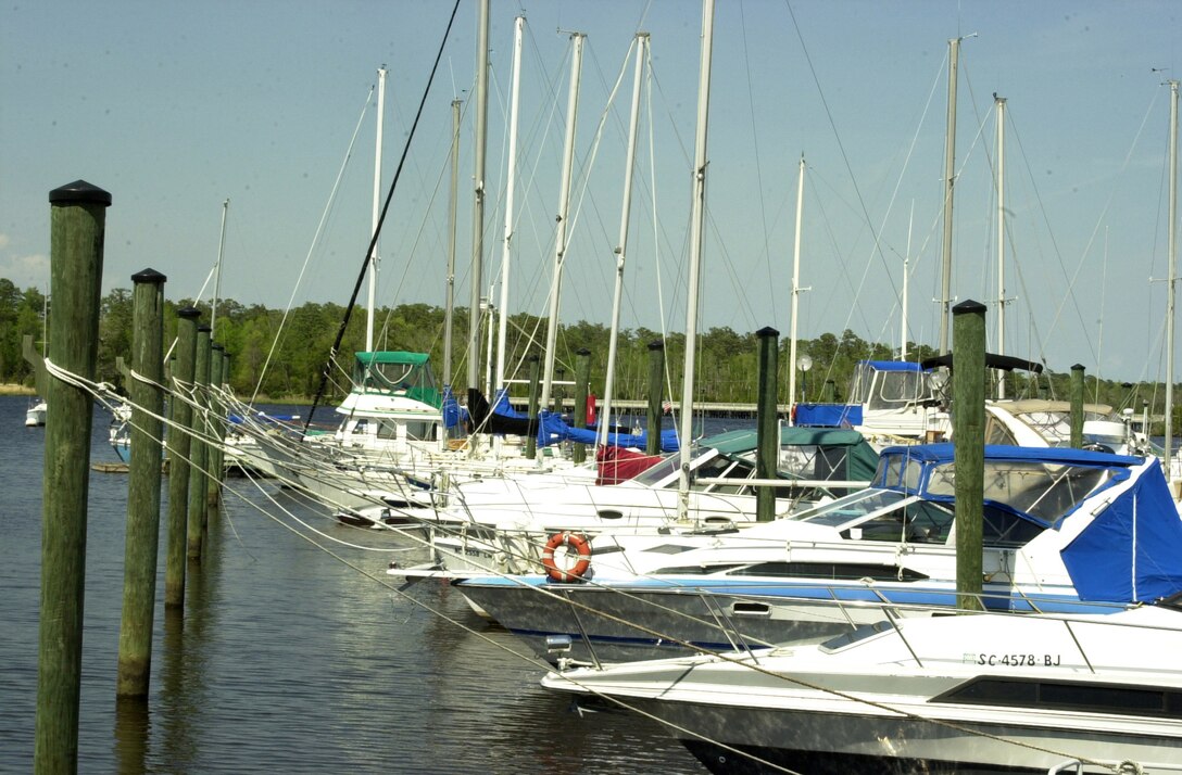 MARINE CORPS BASE CAMP LEJEUNE, N.C. - Many people spend quality time with their families participating in recreational activities, but they are not always aware of the regulations and safety precautions involved.  Boating is growing as a pastime and enjoyed by many servicemembers and their families, according to Jesse L. Turner, a traffic safety officer with the Base Safety Office. Unfortunately, the increased number of people boating increases the number of mishaps which kill or seriously injure more and more every year. The majority of accidents would not happen if the victims had taken time to the learn proper small boat operating procedures, according to Turner. (Official Marine Corps photo by Pfc. Matthew K. Hacker)