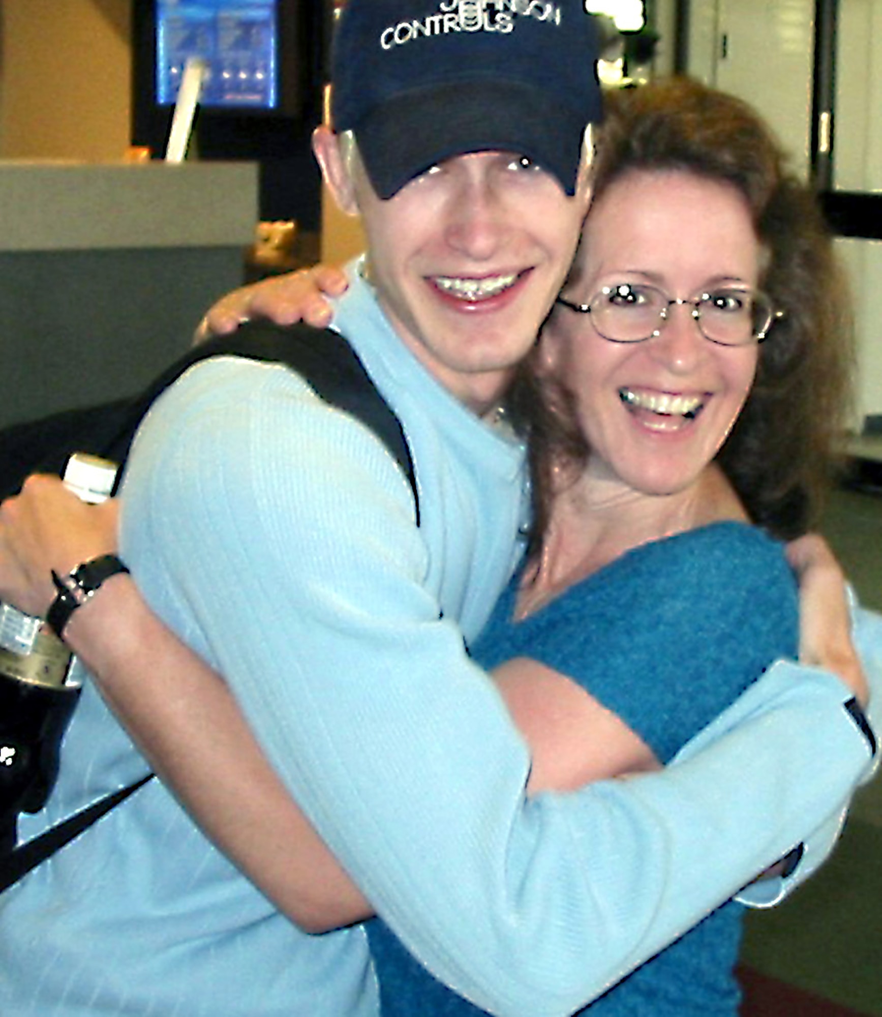 GULFPORT, Miss. -- Maj. Betsy Majma was recently reunited here with her son, Drew, 24 years after he was placed for adoption.  (Courtesy photo)