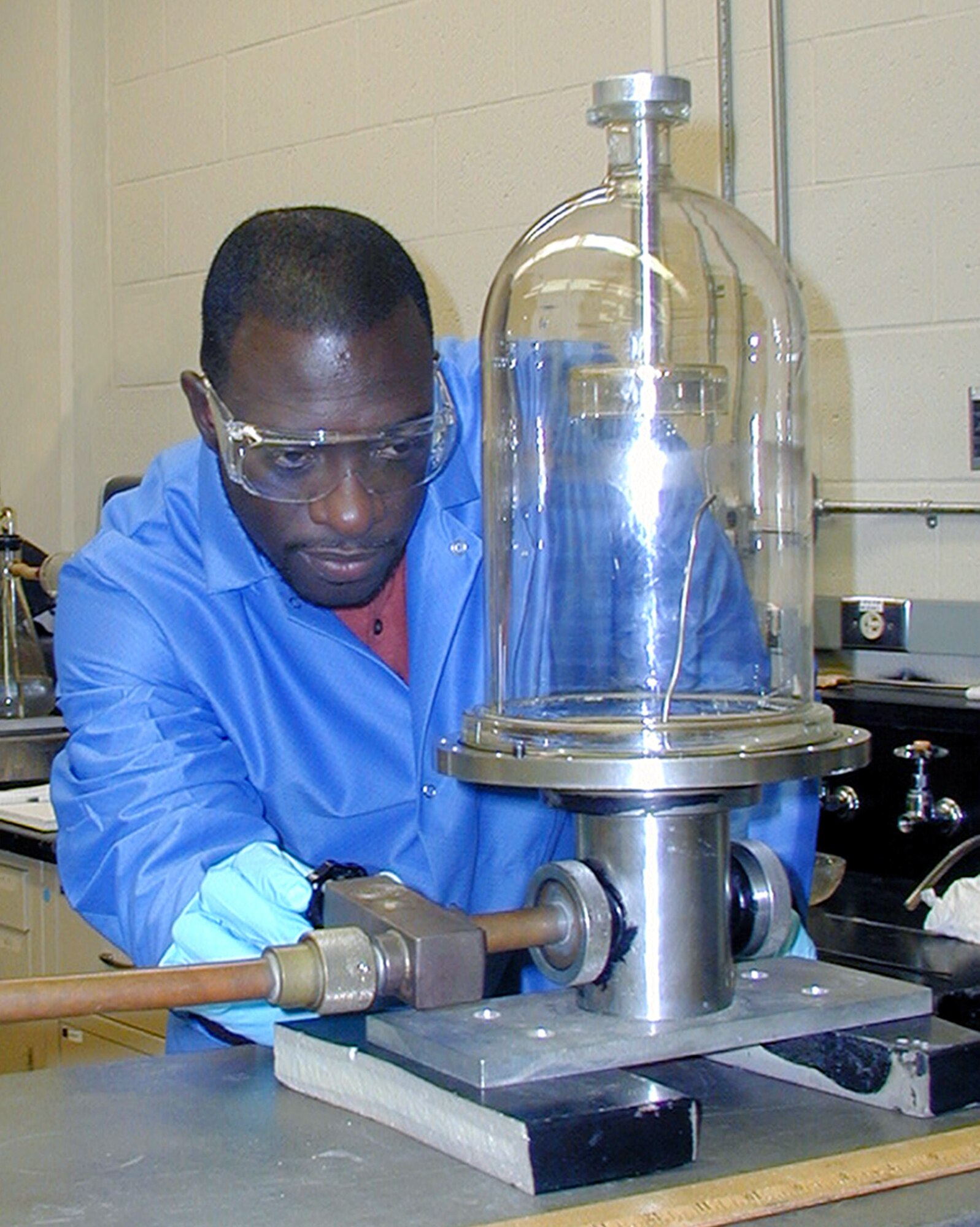 WRIGHT-PATTERSON AIR FORCE BASE, Ohio -- Dr. Darnell Diggs was named one of the "50 Most Important Blacks in Research Science" for 2004 by editors of Science Spectrum magazine and U.S. Black Engineer and Information Technology.  He was chosen based on his work in making science part of global society.  Dr. Diggs will be featured in the September issue of Science Spectrum.  He is a physicist with the Air Force Research Laboratory here.  (Courtesy photo)
