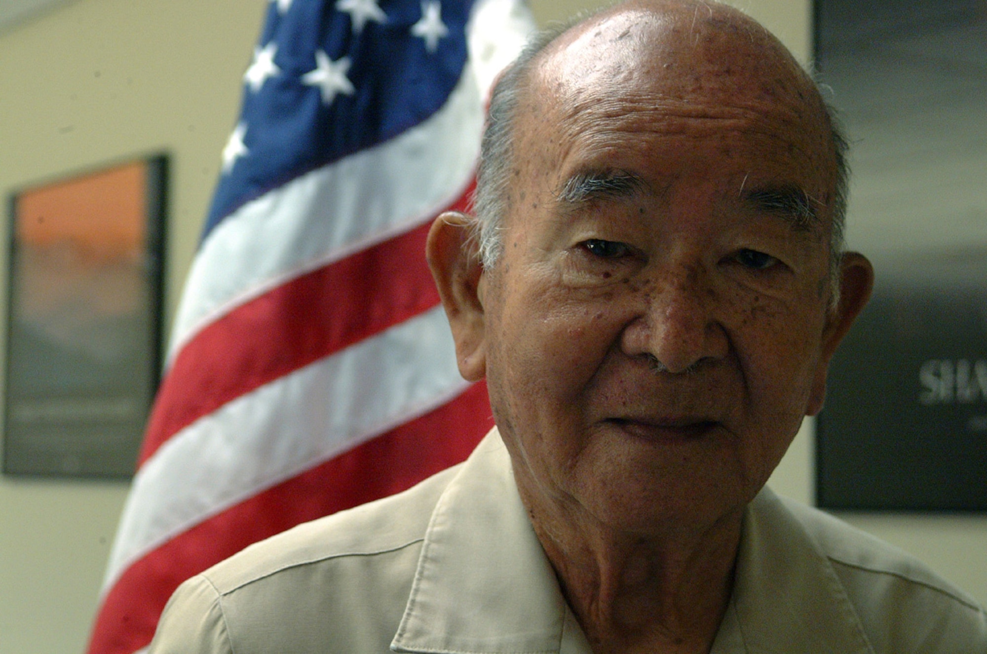 ANDERSEN AIR FORCE BASE, Guam -- Seikichi Kaneshiro, 83, has 63 years of combined federal service.  He spent three years as a Soldier and 60 years as a civilian employee.  He is the 36th Civil Engineer Squadron's vertical repair superintendent here.  (U.S. Air Force photo by Senior Airman T.D. Cooper)