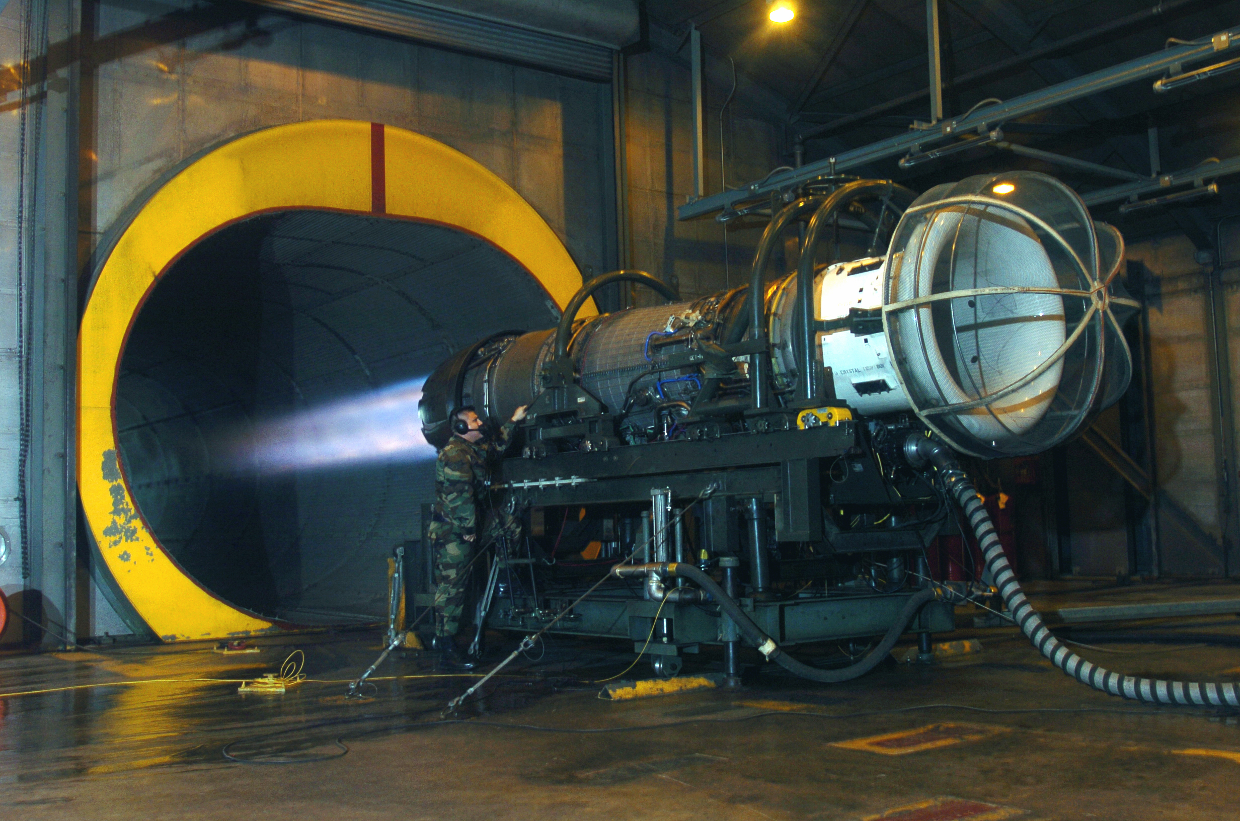 Test cell maintainers keep aircraft engines revving > Air Force
