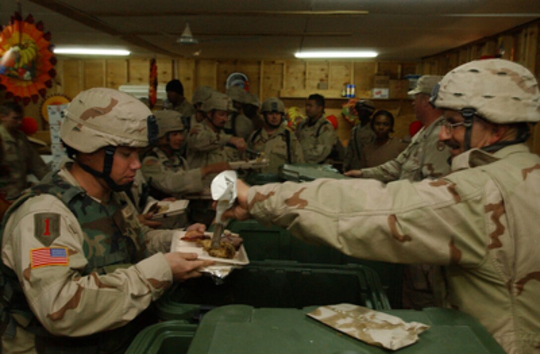 Deployed Army brigade celebrates Thanksgiving in Iraq, Article