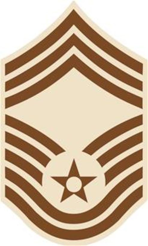 Chief Master Sergeant, E-9 (DCU color), U.S. Air Force graphic