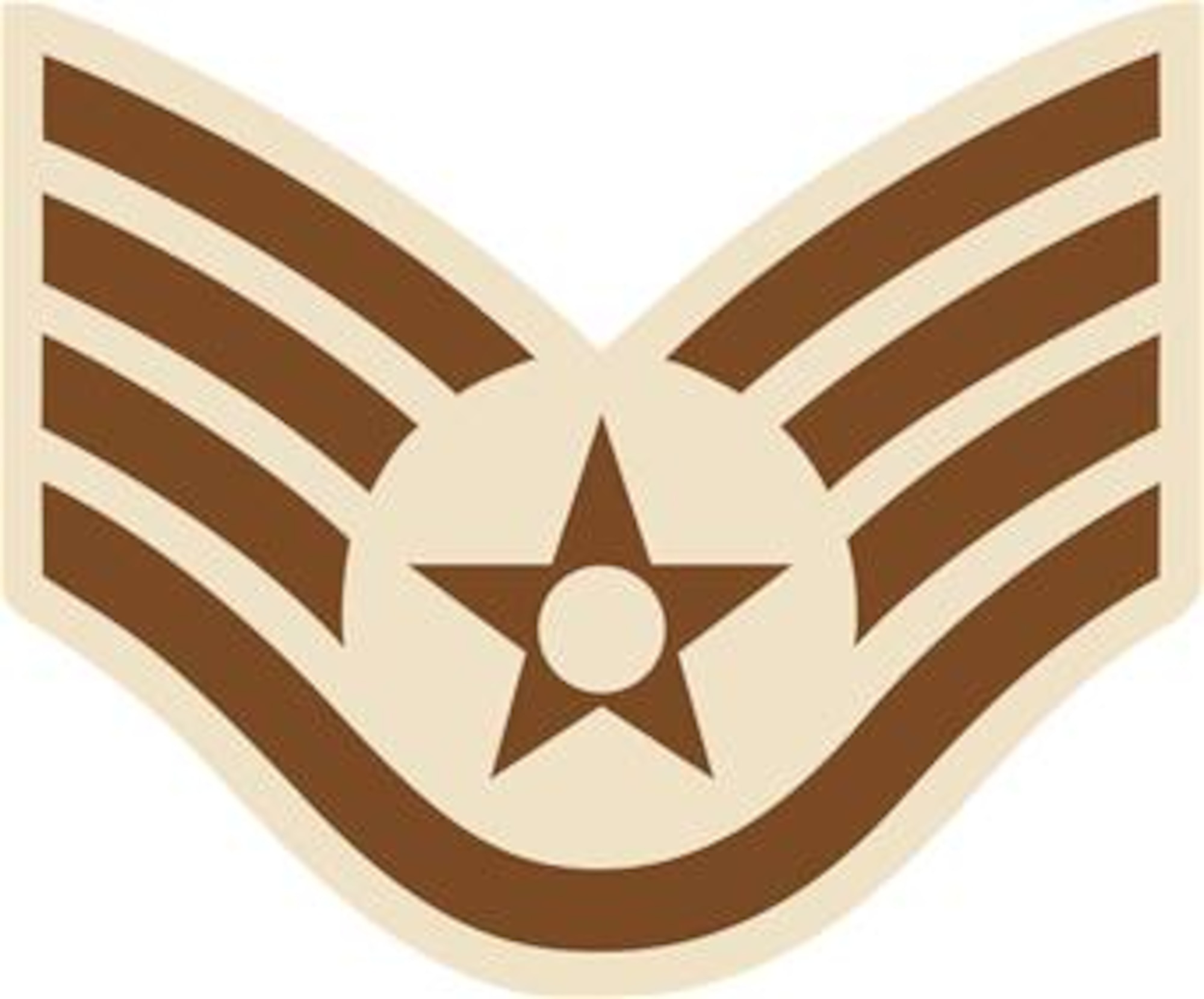Staff Sgt., E-5 (DCU color), U.S. Air Force graphic