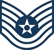 Tech. Sgt, E-6 (Blue color), U.S. Air Force graphic