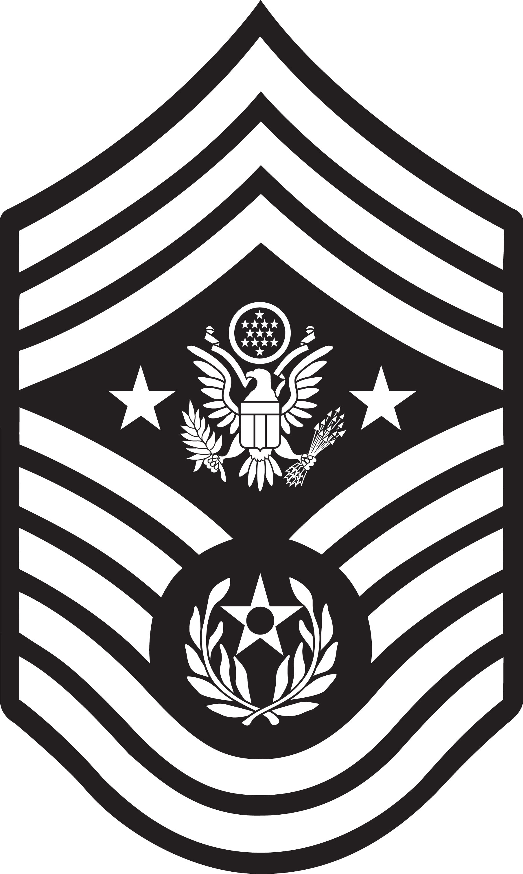 Chief master sergeant of the air force cmsaf stripes