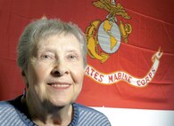 Doris Bockoven, 78, human resources assistant, retired Dec. 30, 2005, after 43 years of federal service, 18 of which was spent with Recruiting Station Des Moines in Iowa. During her tenure, Bockoven helped prepare the paperwork for hundreds of officer candidates from the area. (Photo by Staff Sgt. Bill Lisbon)