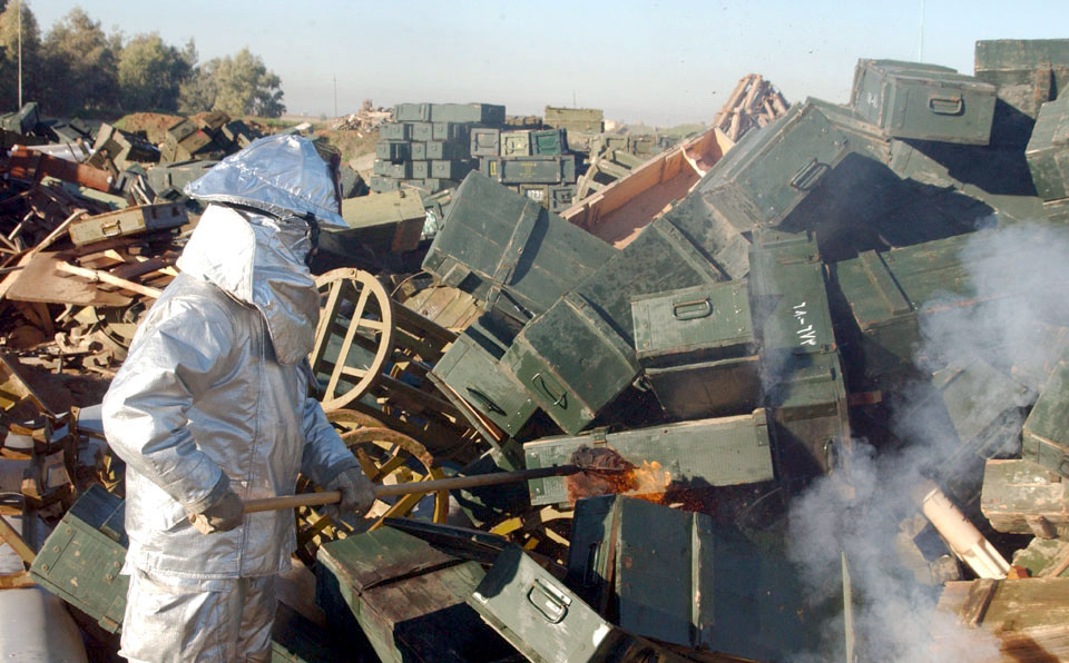 Squadron cleans bomb dump, makes area safe > U.S. Air Force > Article