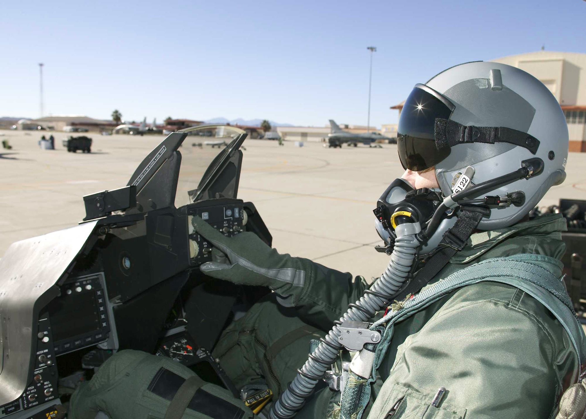 EDWARDS AIR FORCE BASE, Calif. (AFPN) -- Rainey Steven is one of six civilian test pilots recently brought on board via an Air Force Materiel Command initiative to bring more experience to the test world while putting more pilots in operational aircraft.  Mr. Steven works for the 412th Test Wing here.  (U.S. Air Force photo by James Haseltine)
