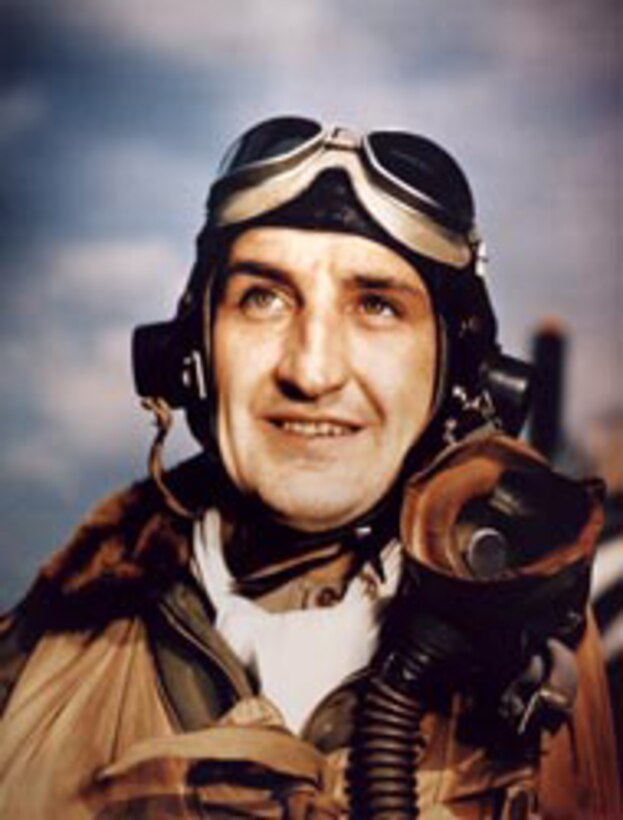 Col. Francis "Gabby" Gabreski was the first Air Force fighter pilot to become an ace in both World War II and the Korean conflict. (U.S. Air Force photo)