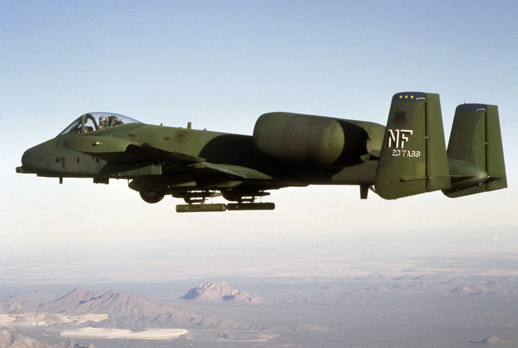 1970s -- The A-10 Thunderbolt in flight. (U.S. Air Force photo)