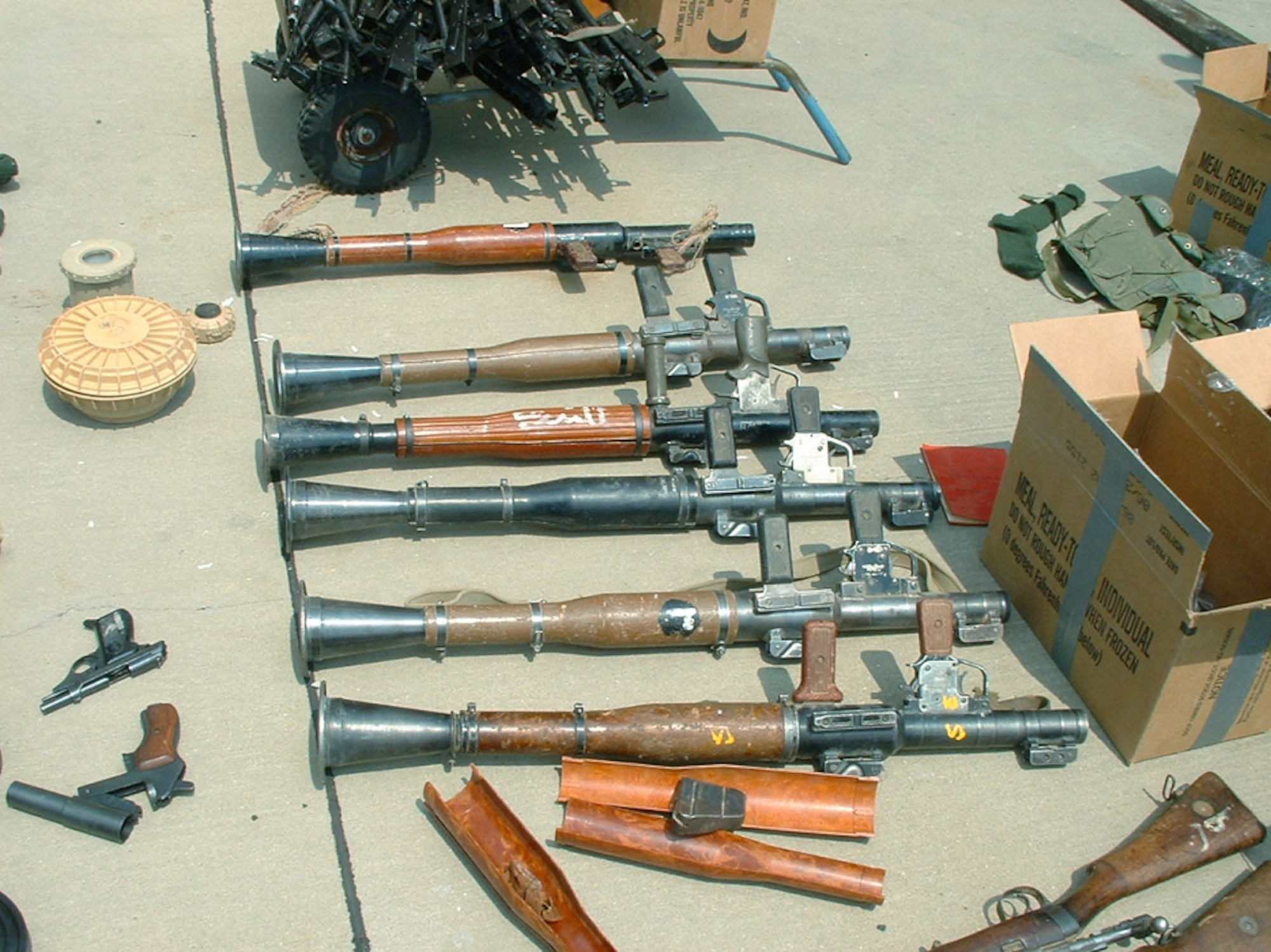 EGLIN AIR FORCE BASE, Fla. - Officials have preferred charges against Maj. Gregory McMillion after an investigation found evidence he allegedly shipped contraband items here from an Operation Iraqi Freedom deployment.  The suspected contraband includes rocket-propelled grenade launchers.  Major McMillion is assigned to the base's 728th Air Control Squadron.  (Courtesy photo)