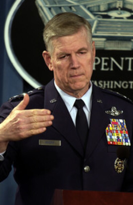 Chairman Of The Joint Chiefs Of Staff Gen. Myers Responds To A Reporter ...