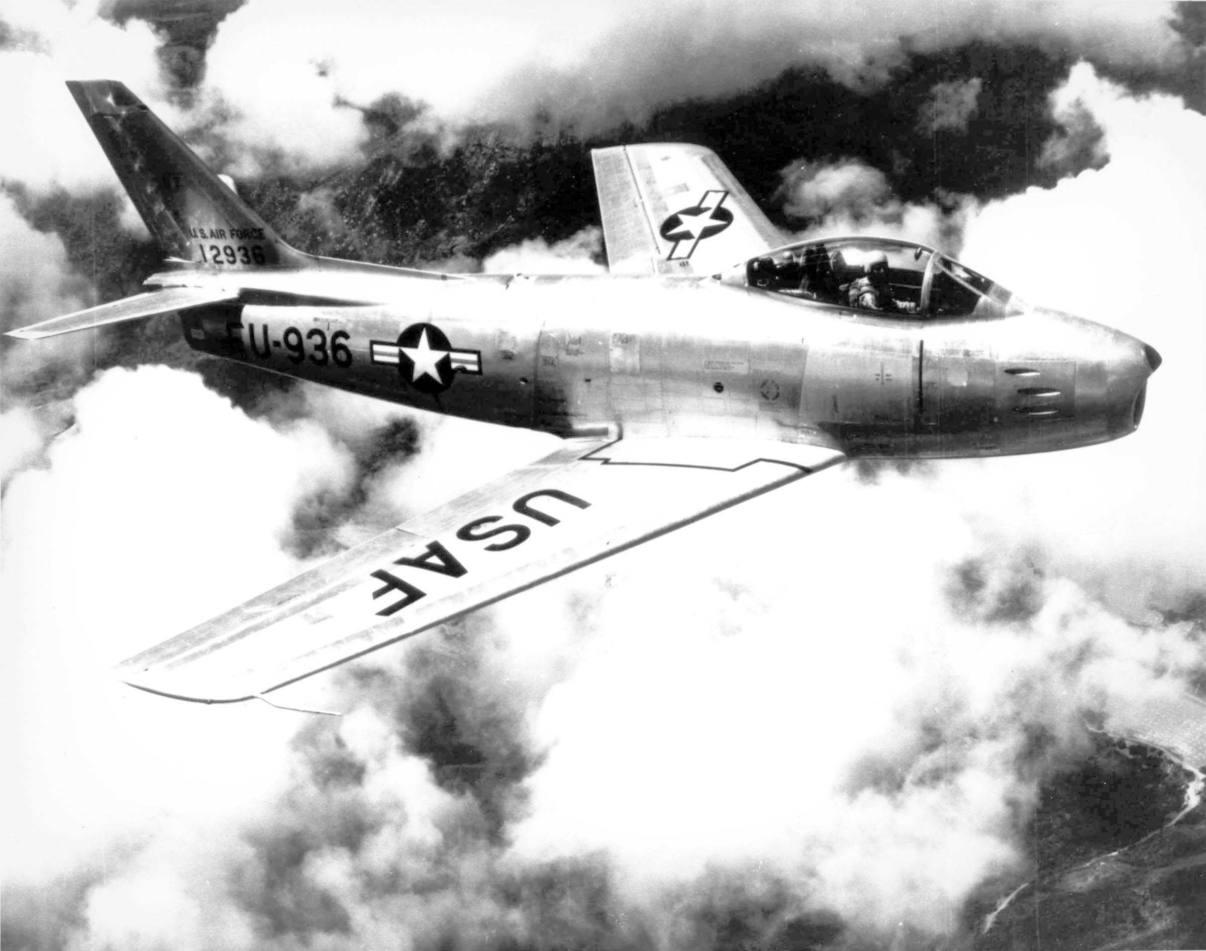 Истребитель Сейбр. F-86 Sabre. F-86a Sabre. Корея 1950-51. Ф 84 Сейбр. F s 22