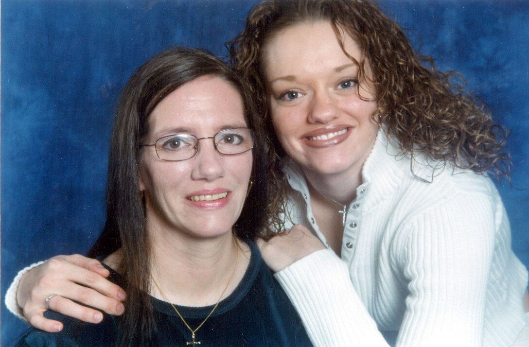 AVIANO AIR BASE, Italy -- Juanita Heismann (left) and her daughter, April Turner, were reunited here recently.  Ms. Turner went missing in 1988 at age 7.  (Courtesy photo)