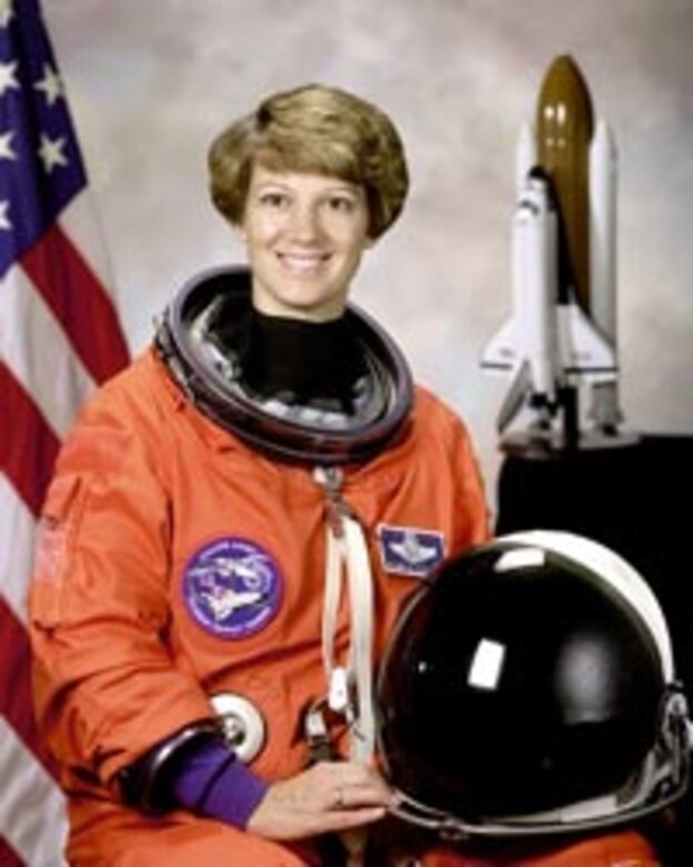 1990's -- Col. Eileen M. Collins was the first woman to command the Space Shuttle. (Courtesy photo) 