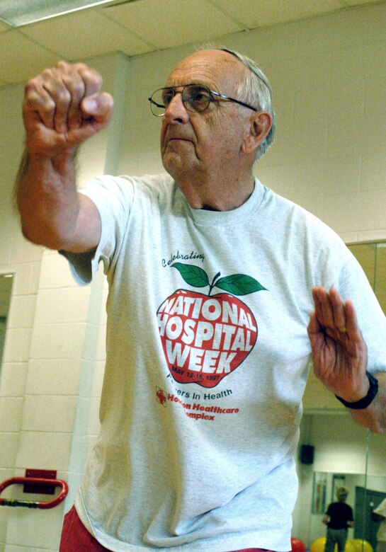 Senior citizens punch, kick their way to health > U.S. Air ...