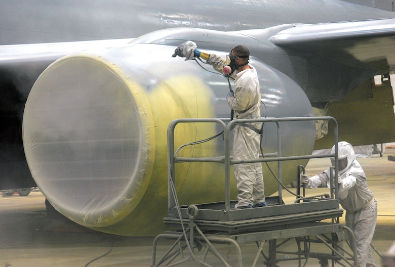 aircraft paint booth, airplane paint booth