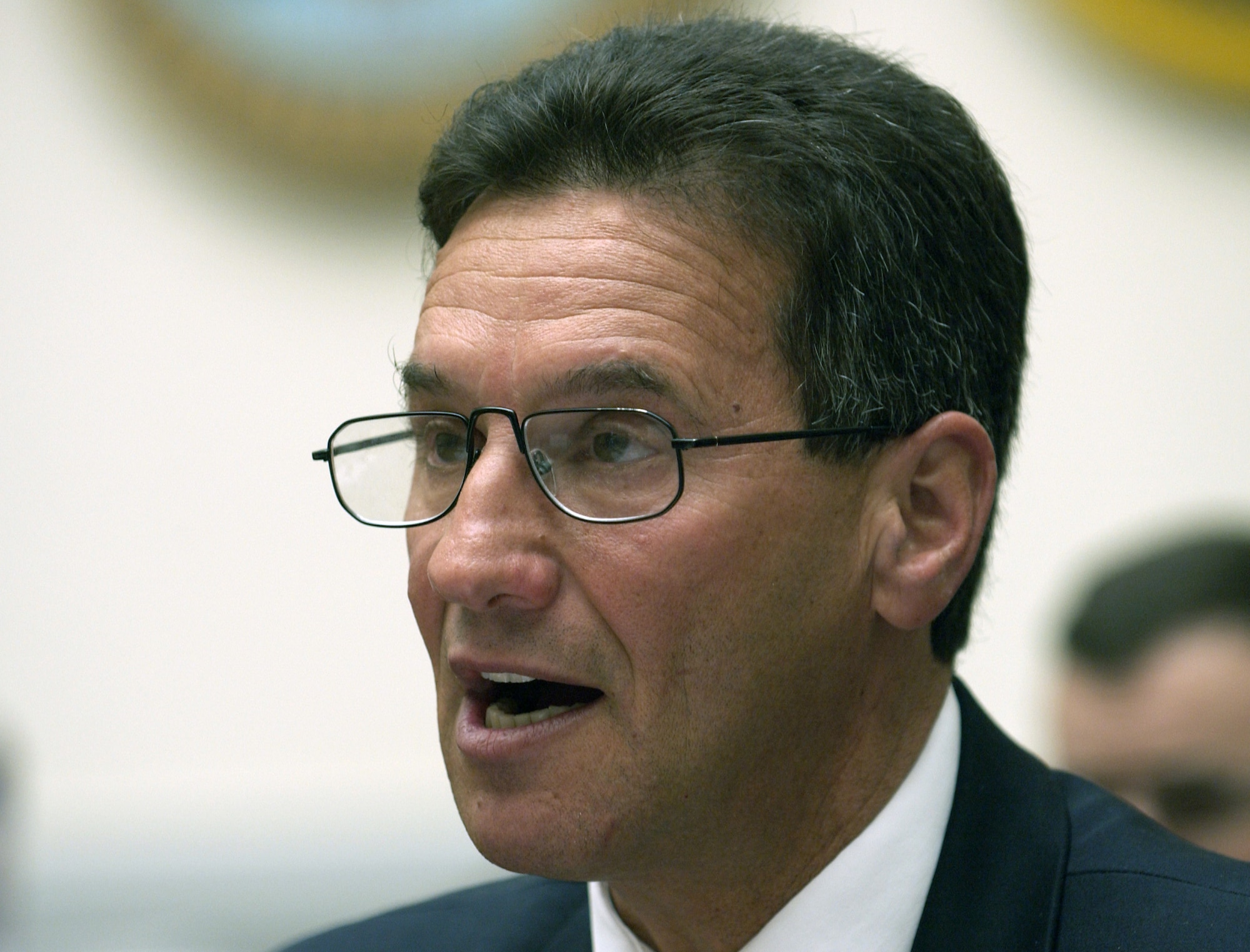 WASHINGTON -- Dr. Marvin R. Sambur announced his resignation Nov. 17 as the assistant secretary of the Air Force for acquisition.  He is scheduled to depart Jan. 20 or sooner if his successor is confirmed.  (U.S. Air Force photo by Master Sgt. Jim Varhegyi) 