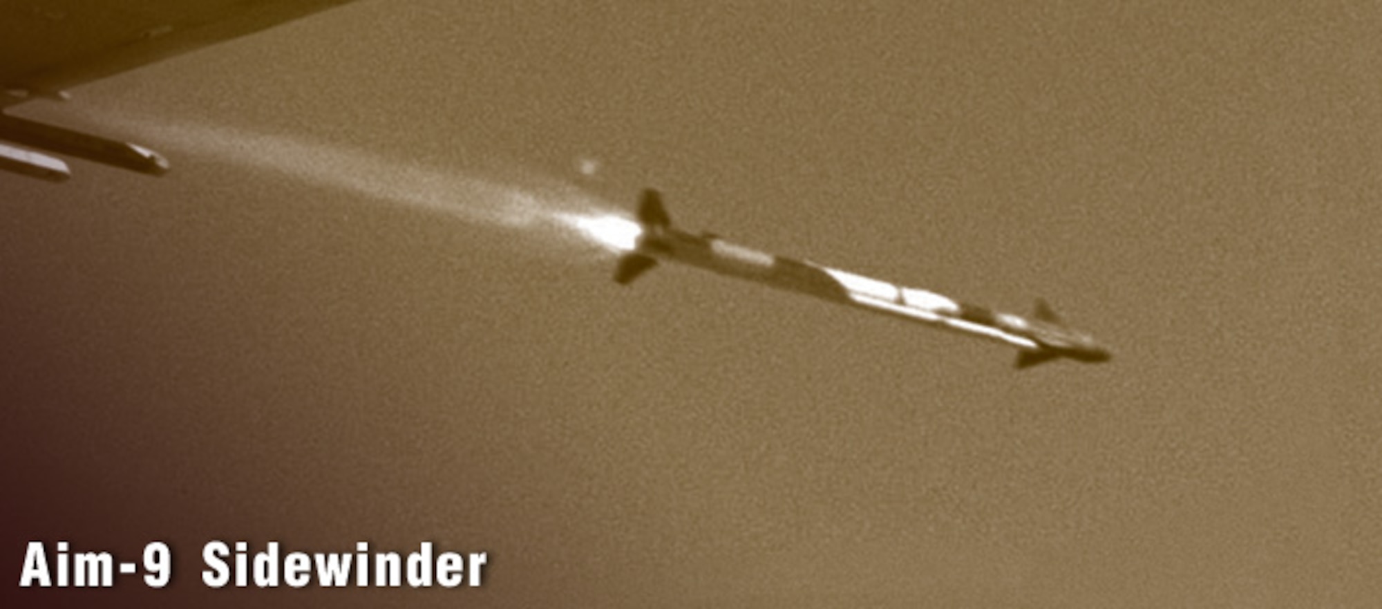 Aim-9 Sidewinder history spotlight graphic, U.S. Air Force graphic
