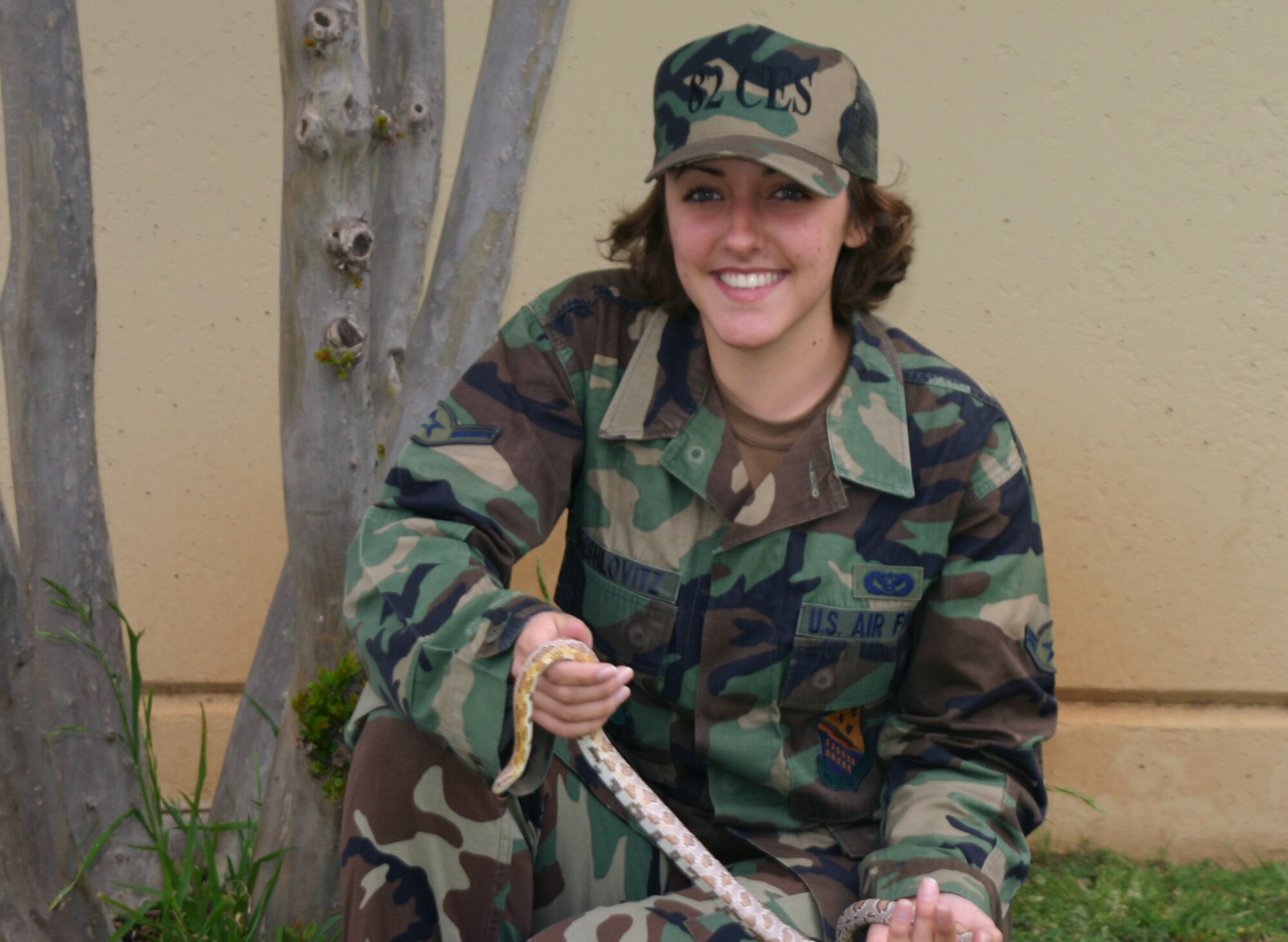 SHEPPARD AIR FORCE BASE, Texas - Airman Melynda Meshlovitz received perfect scores on two of her career development course exams.  She is the 23rd person in the Air Force and the first in her career field to score 100.  She is assigned to the 82nd Civil Engineer Squadron here.  (U.S. Air Force photo by 2nd Lt. Tamika Fitzpatrick)