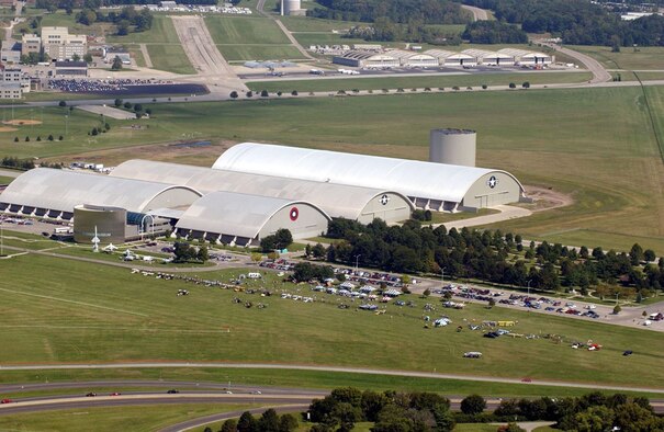 DAYTON, Ohio -- Aerial view of the National Museum of the United States Air Force. (U.S. Air Force photo)
